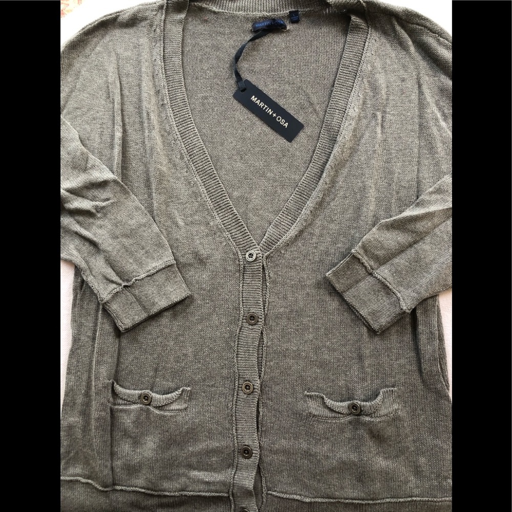 Martin and Osa v neck cardigan